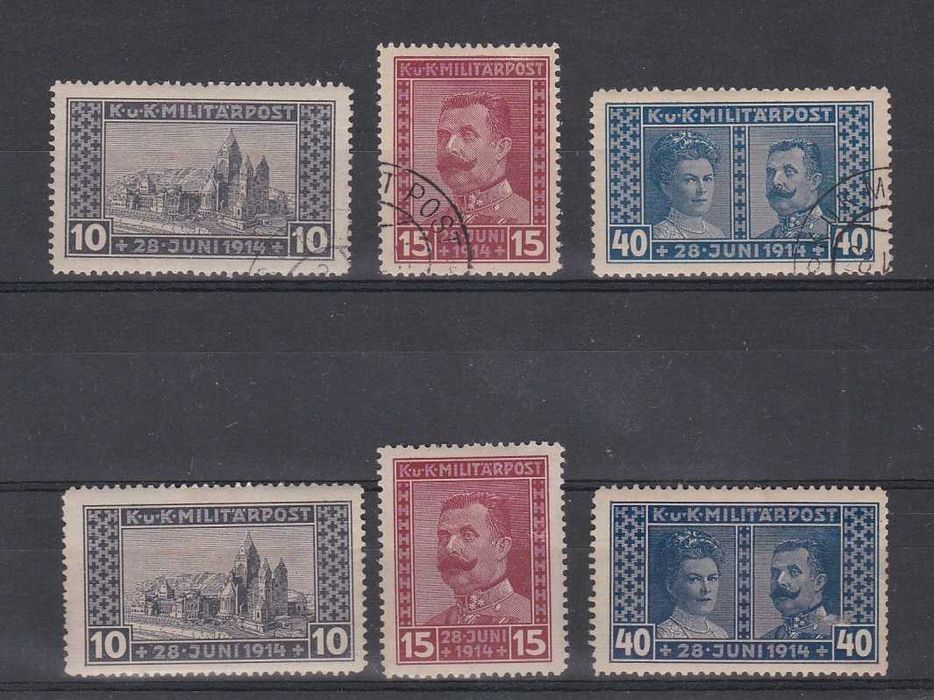 Austria. Stare znaczki, zestaw 72