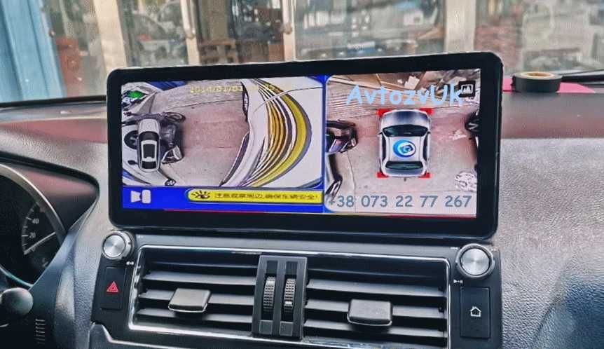 Android 14 PRADO 150 Toyota GPS 2 дин Тойота Прадо CarPlay Магнитола