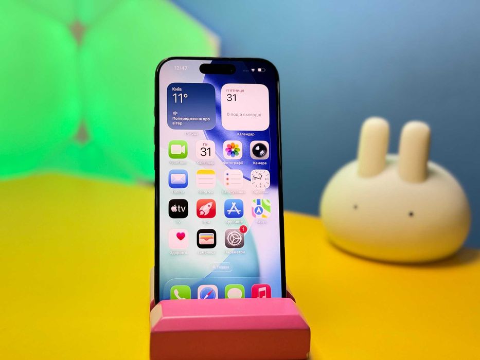 Смартфон Apple iPhone 15 Pro 256GB Black (150661) Б/У З ГАРАНТІЄЮ