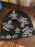 Шапка біні skateboard sk8 Palace Vivienne Westwood чорна