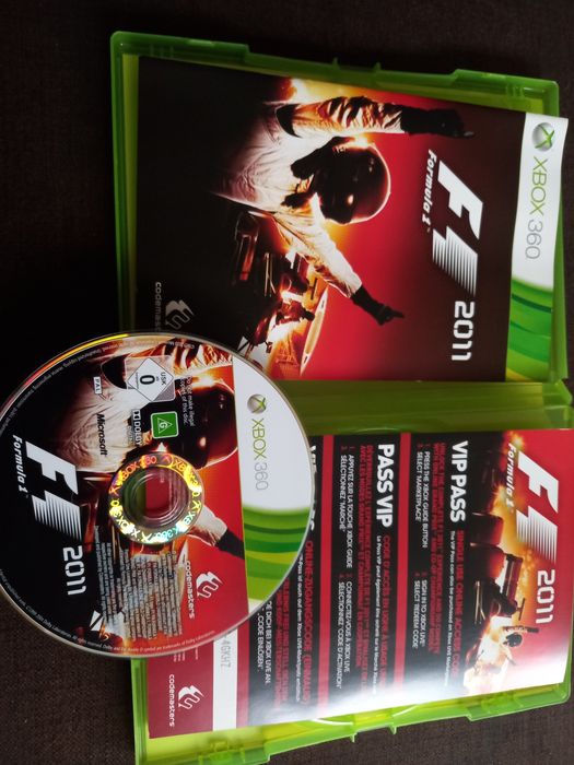 Gra F1 2011 na konsolę xbox 360 Formuła 1 F1 instrukcja PL