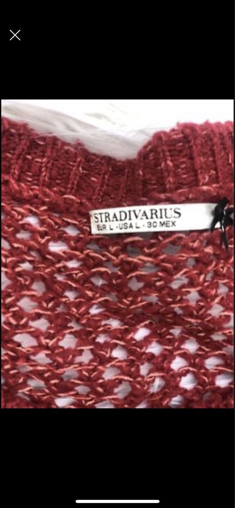 Sweter ażurowy Stradivarius