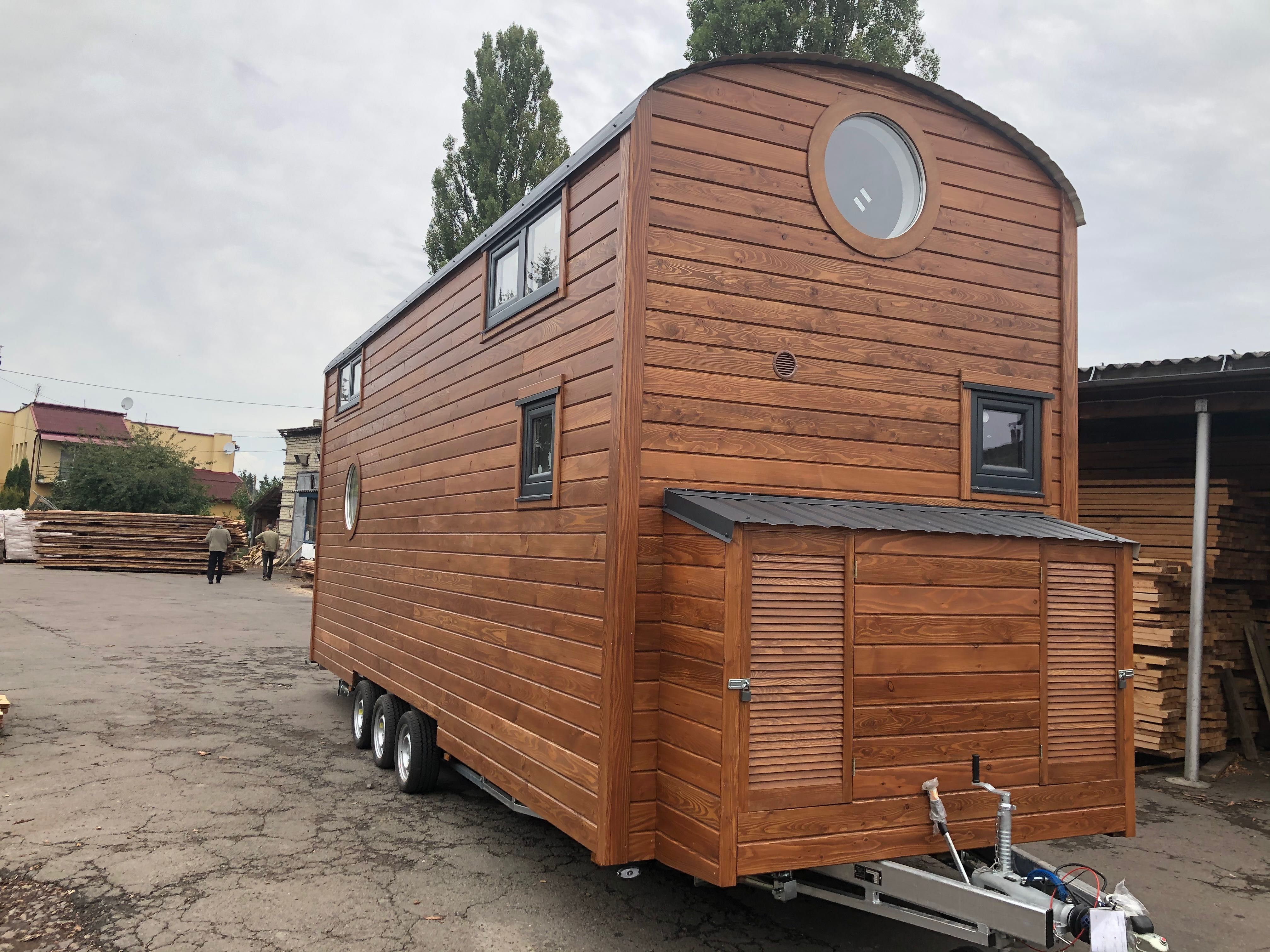 Модульний будинок, мобільний будинок, будинок на колесах, tiny house.