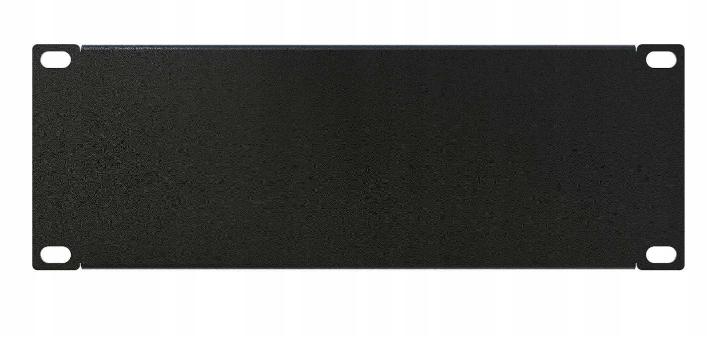 Zestaw 10x Panel Maskujący Maskownica RACK 10" 2U Czarna Stalflex