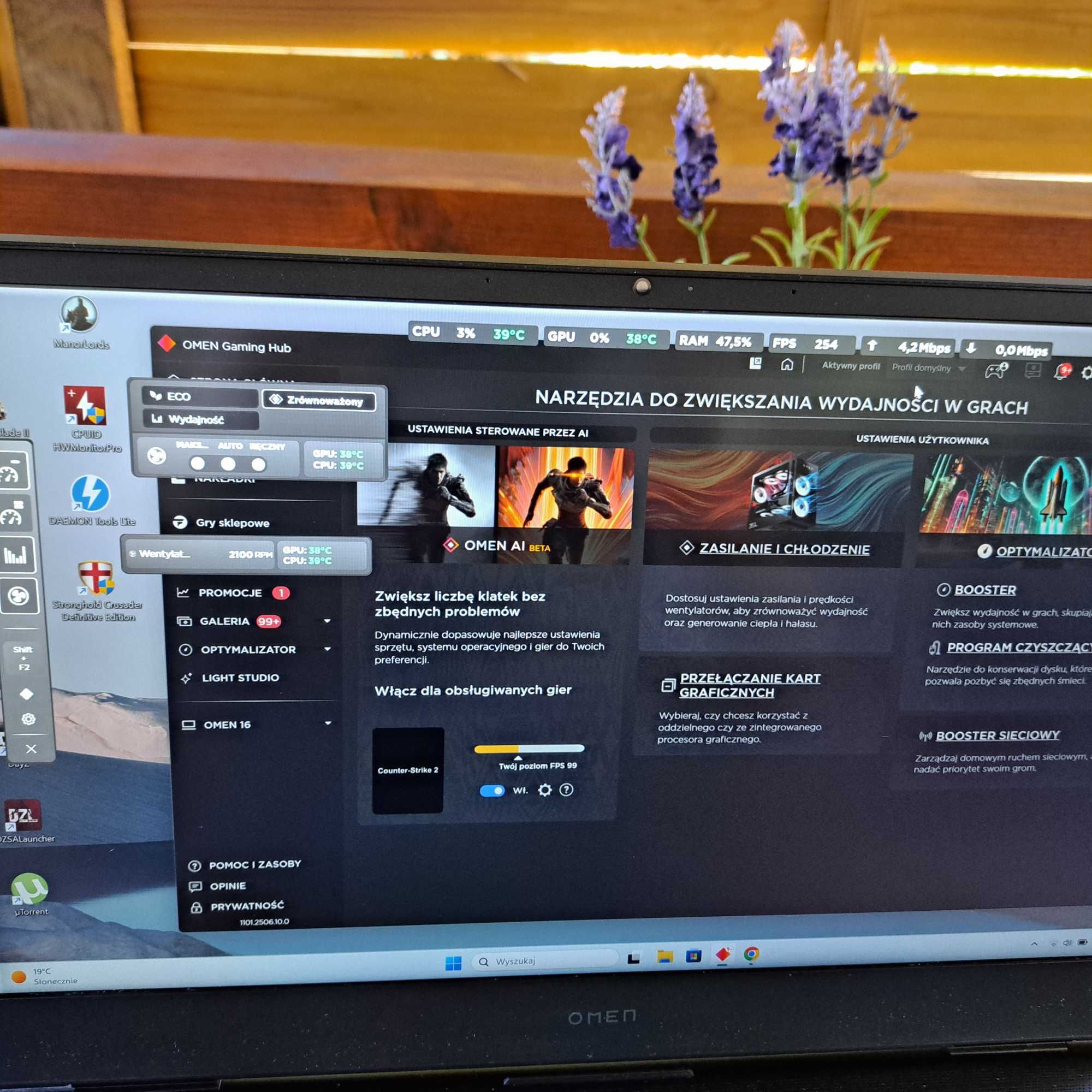 Laptop Omen i7 12700h  rtx 3070ti
