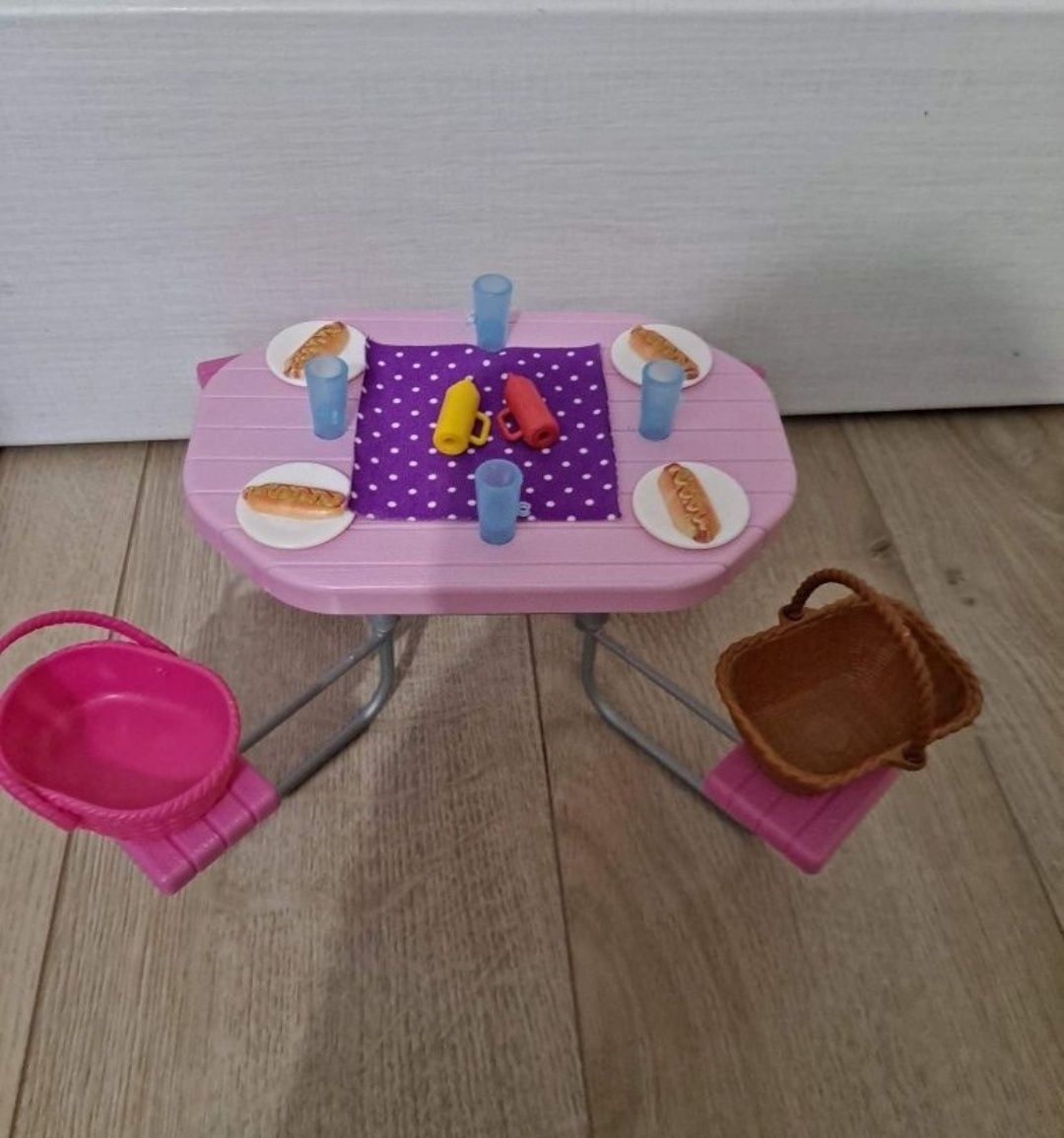 Zestaw piknikowy dla lalek Barbie