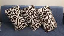 Poduszki ozdobne Zebra kanapa wersalka