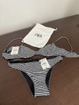 Роздільний купальнік  у смужку Zara