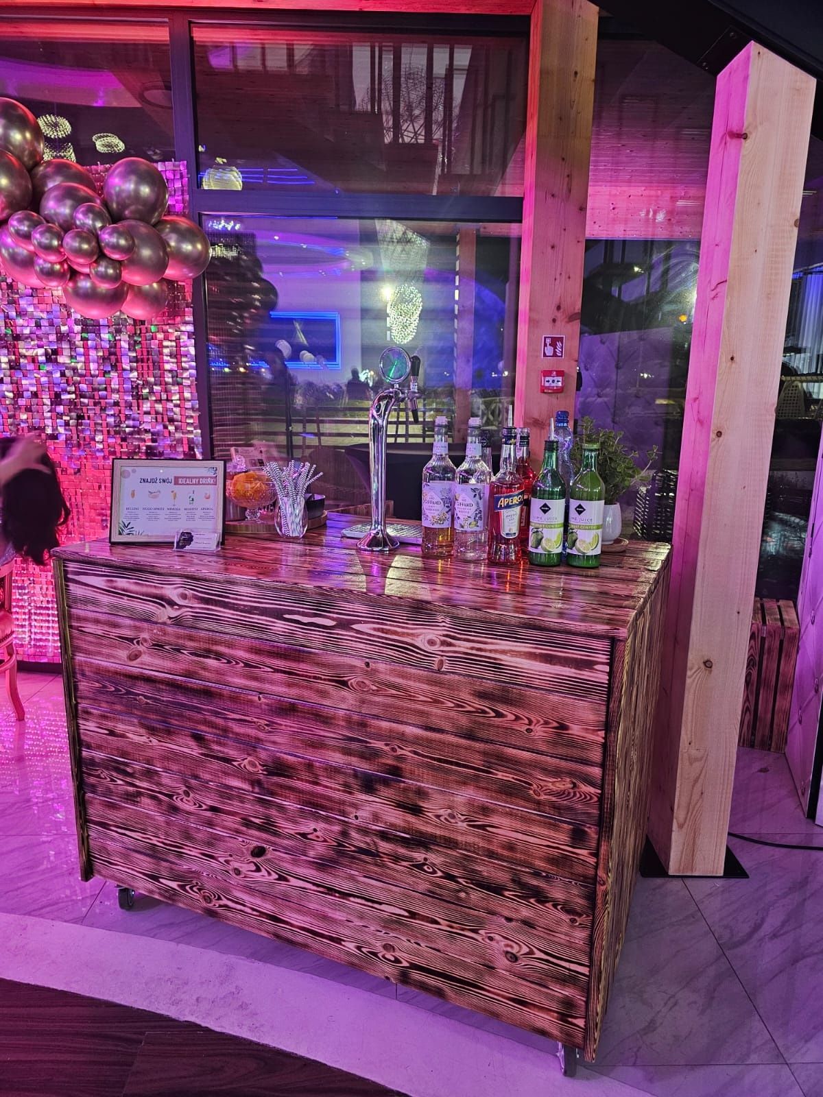 Mobilny Bar - Prosecco Pianino Rollbar Barman