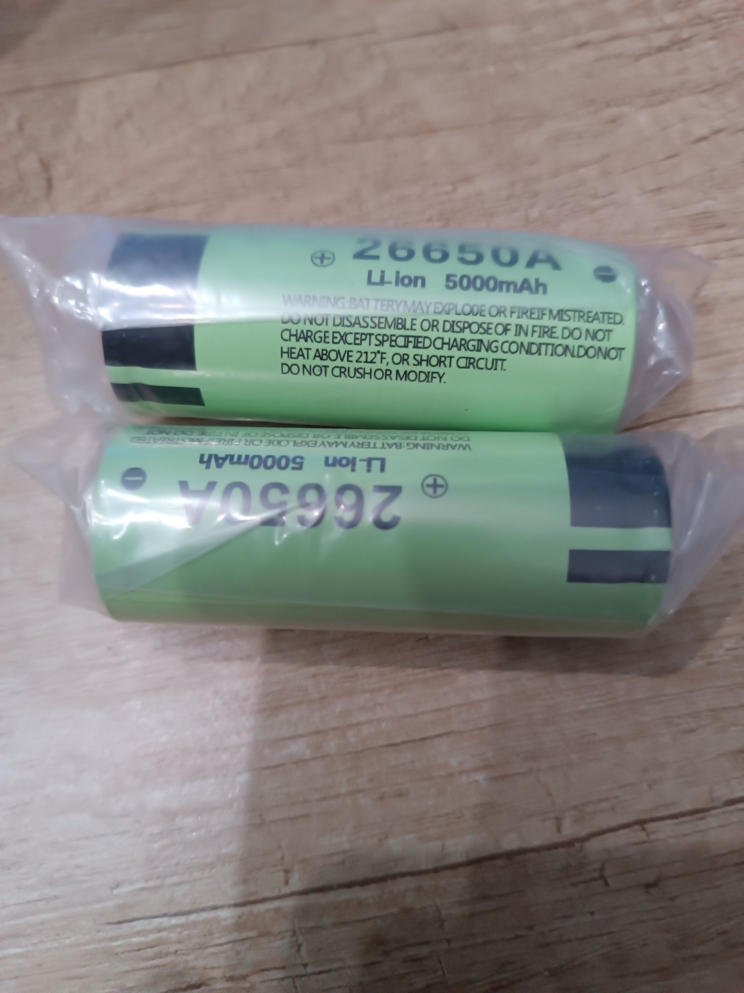 Bateria 26650a bateria dwie sztuki