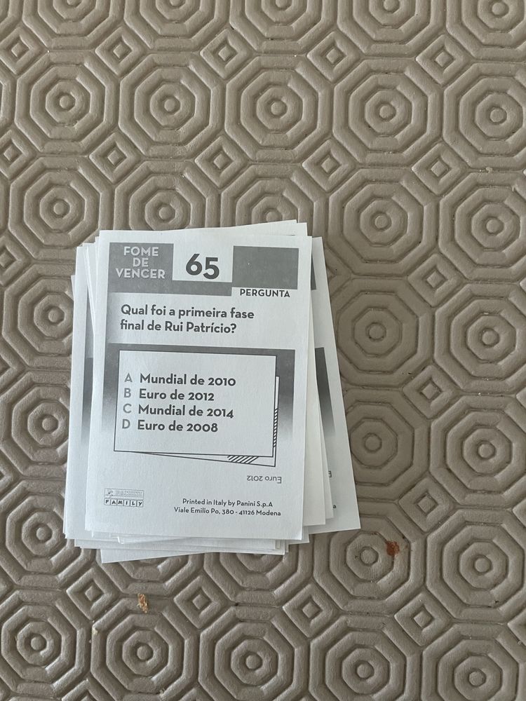 Cromos fome de vencer 2022