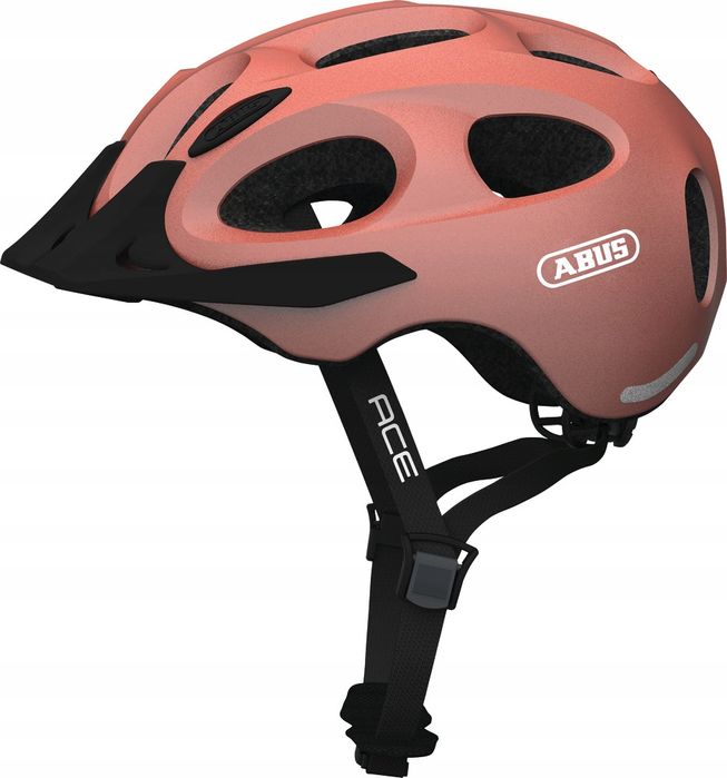 Kask rowerowy ABUS Youn-I Ace LED dziecięcy młodzieżowy 52-57 cm