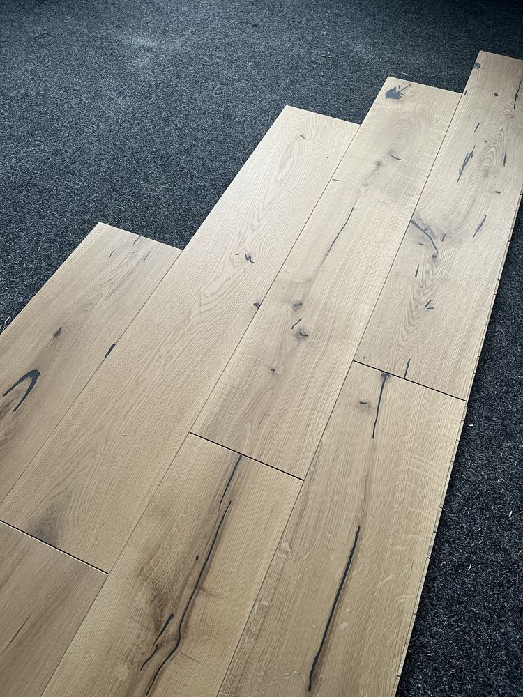 Deska Drewniana Dąb Rustic,15x190x1080mm, 4f, Olej UVx2 Breslau