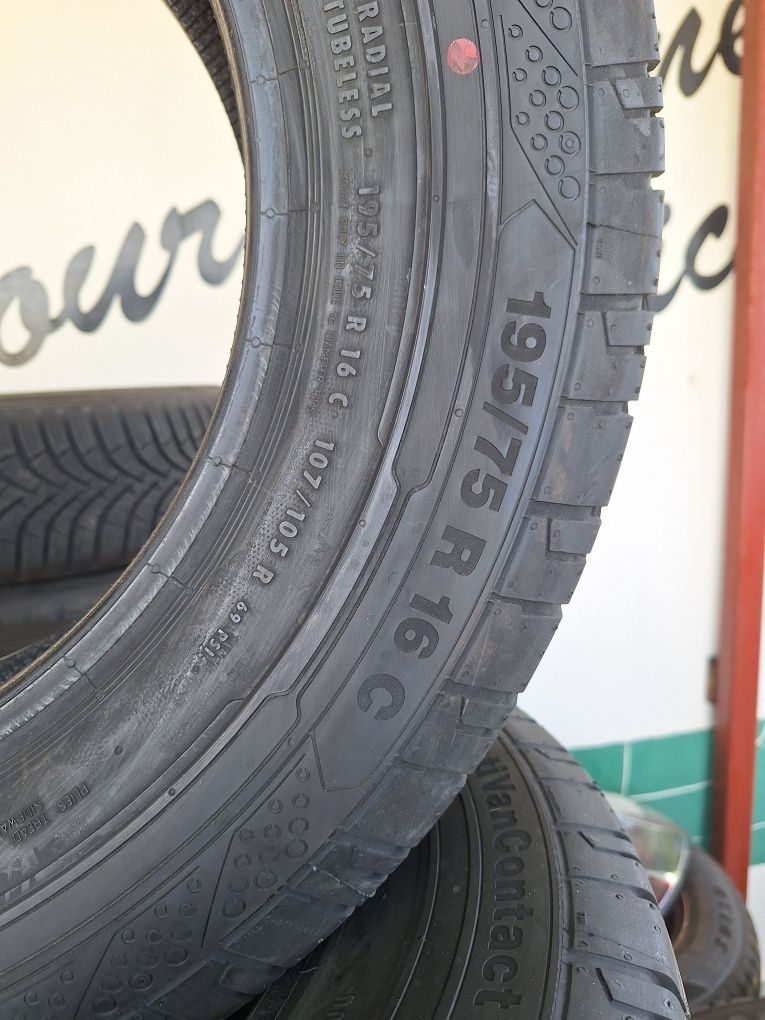 Opony letnie Continental 195/75/16C , 195/75 R16C ,jak NOWE.