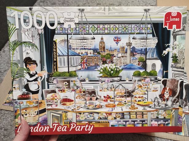 Пазли складні 1000 jumbo підвищеної якості London tea party puzzle гра