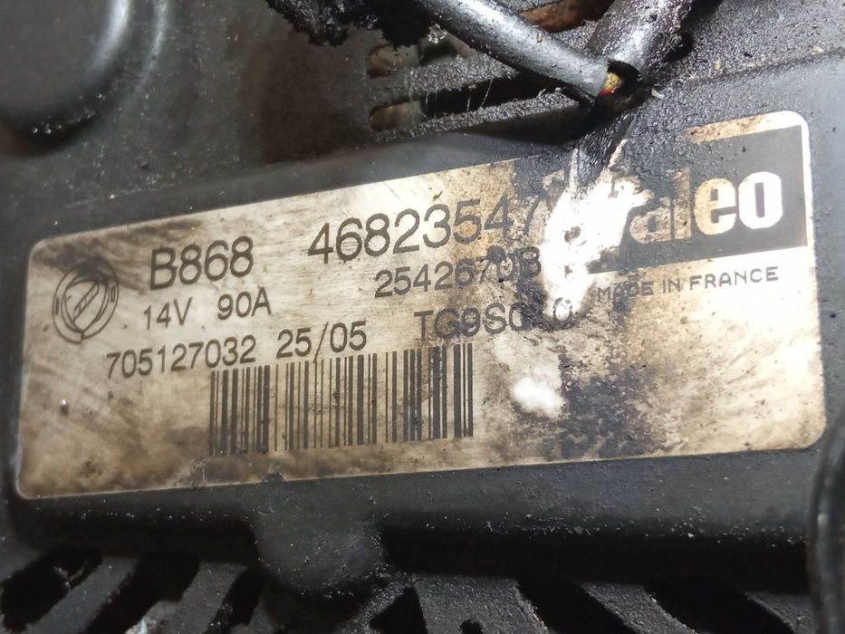 Alternator Fiat Grande Punto 1.3 M-Jet 4682/3547 Siedlce