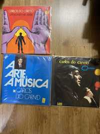 3 discoa vinil Carlos do Carmo