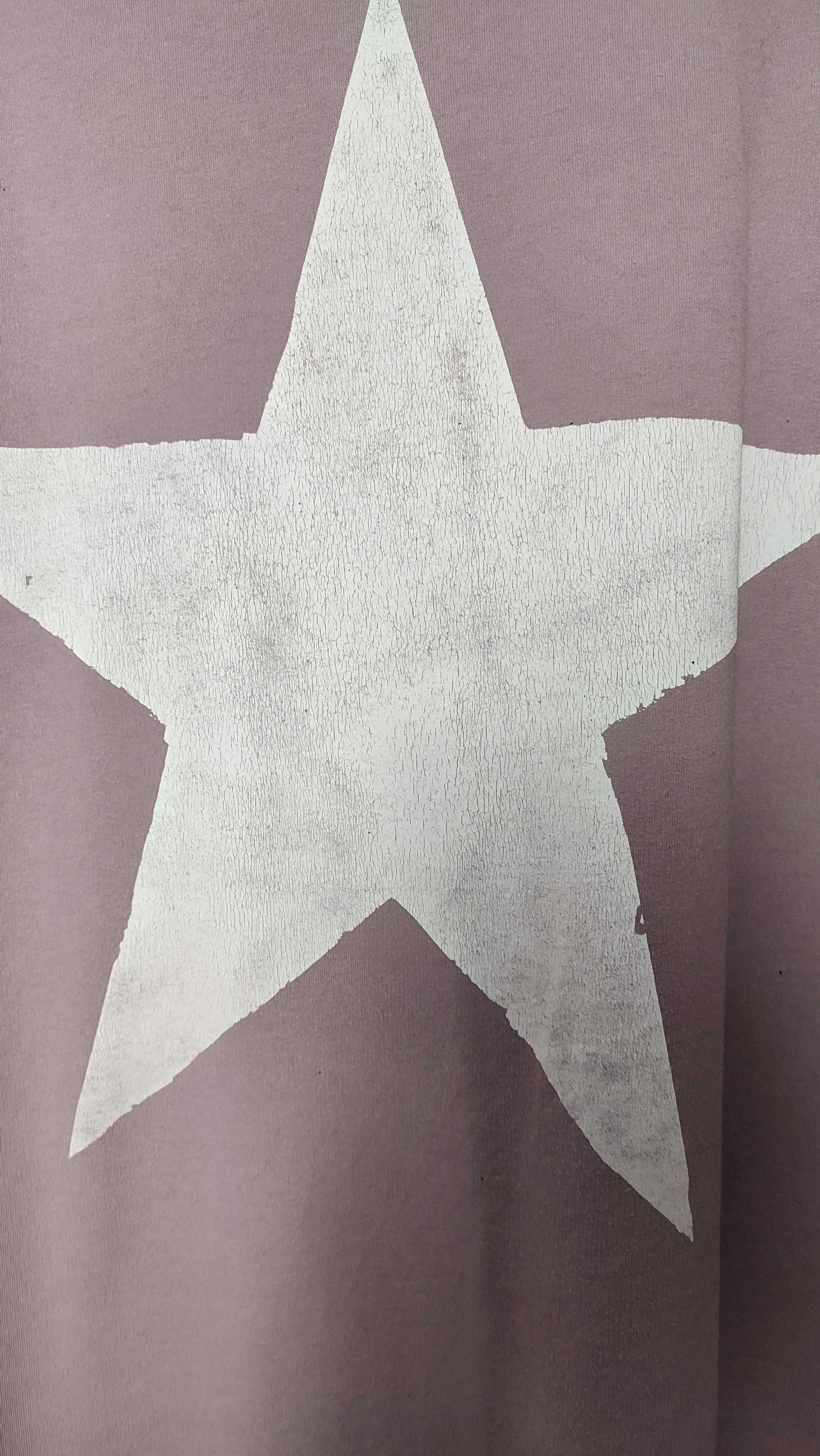 Bluza dresowa plus size rękaw 3/4 100% bawełna aplikacja