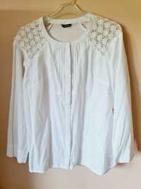 Bluzka damska L 40 Cherokee biała długi rękaw lato koszula