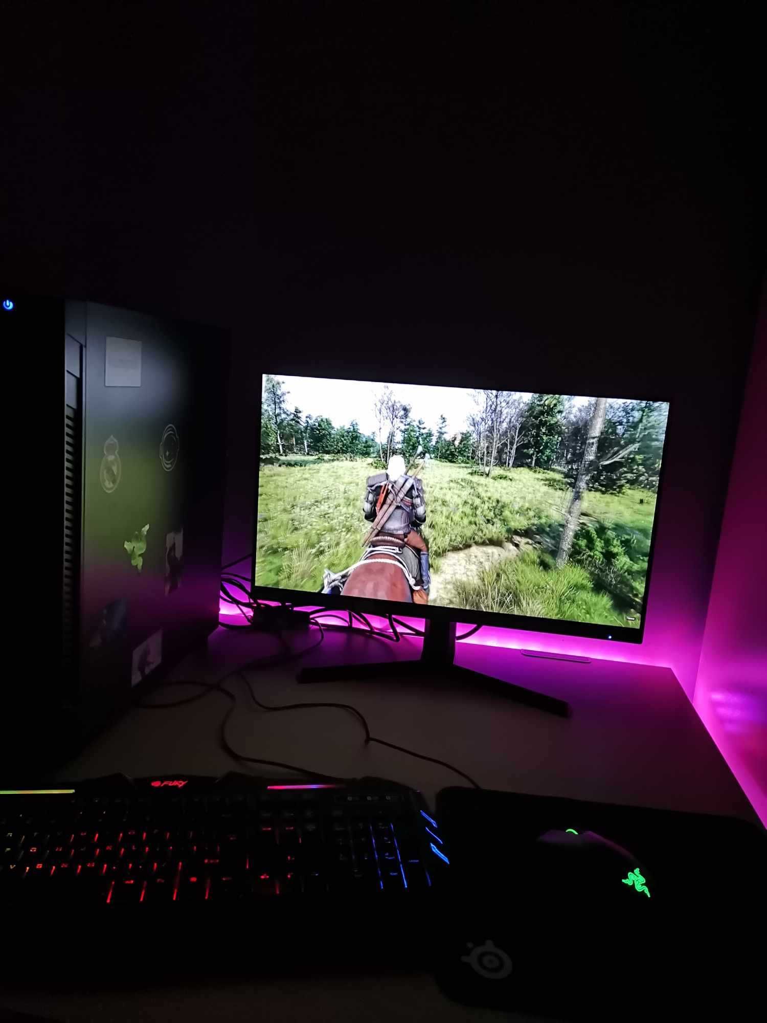 ZESTAW GAMINGOWY pc komputer monitor iiyama razer