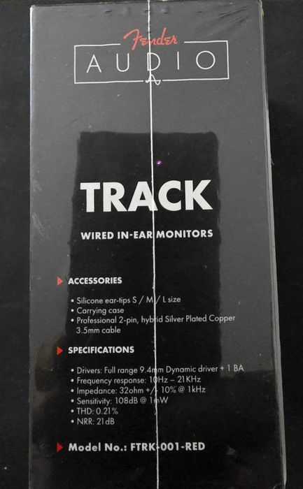 Fender Audio Track – SELADO / NOVO