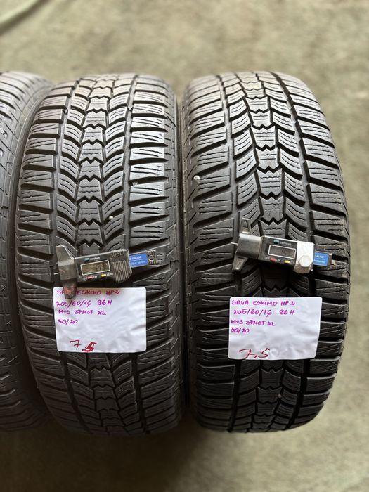 4x 205/60R16 96H SAVA ESKIMO HP2 opona zimowa M+S 3PMSF XL