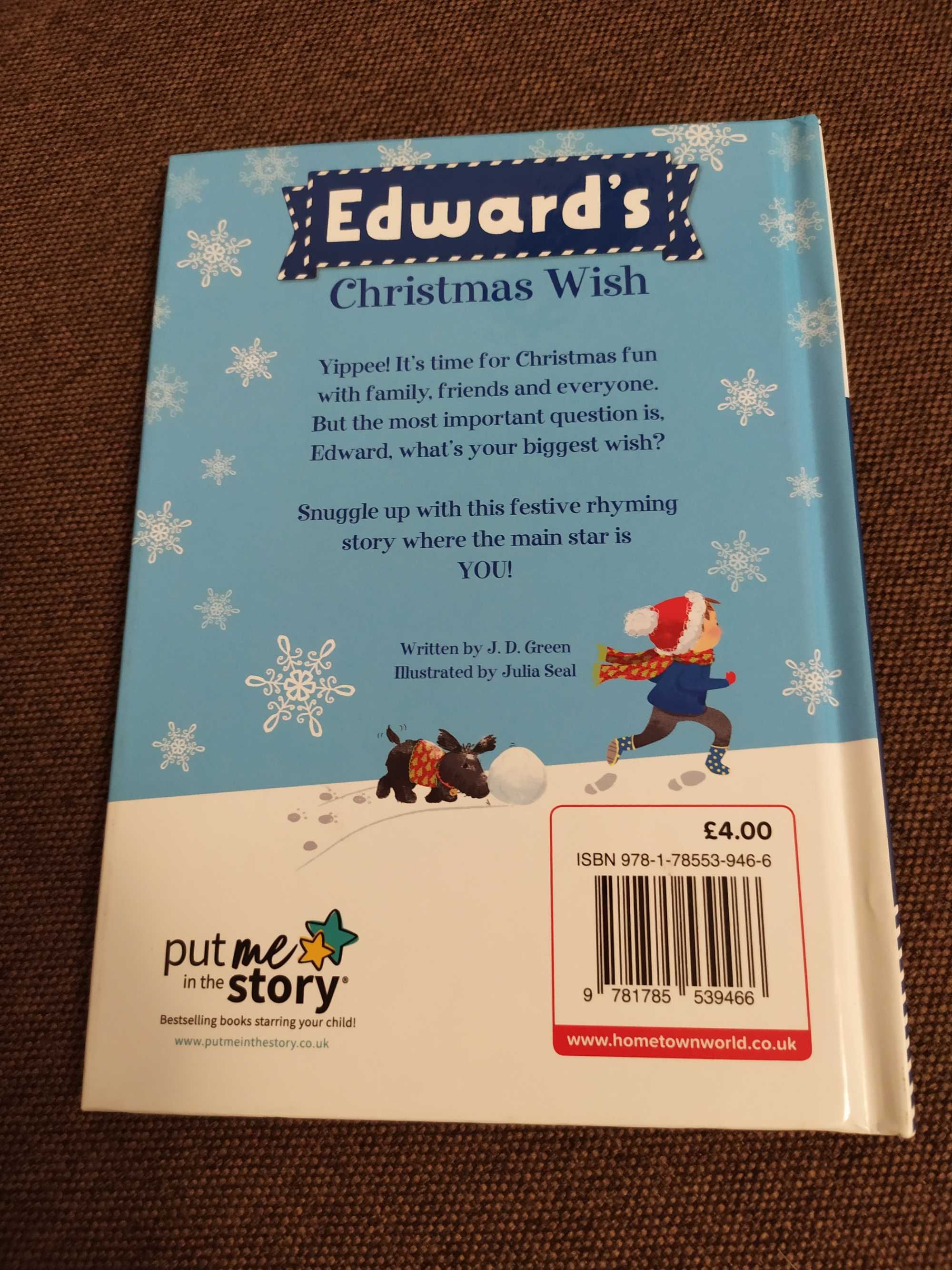 Edward s Christmas wishes Книжка на английском новогодняя