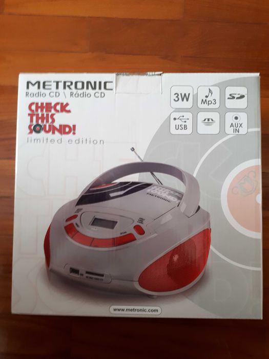 Metronic Radio CD / MP3 - NOVO