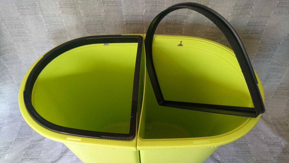 kosz Meliconi Multispace Duo 25l. (2 x 12,5l. ) zielony