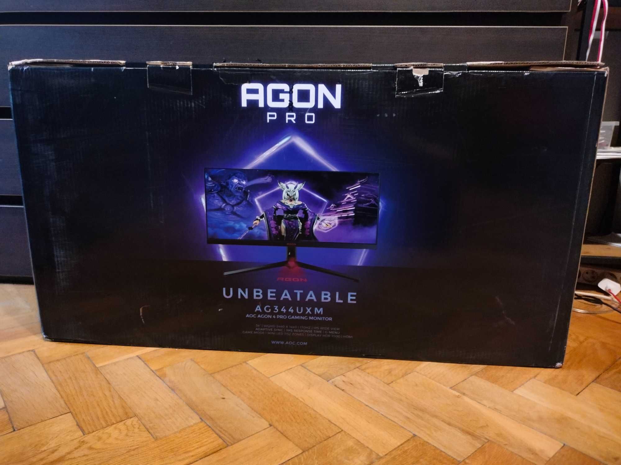 Monitor gamingowy AOC AG344UXM 34 cali - igła!