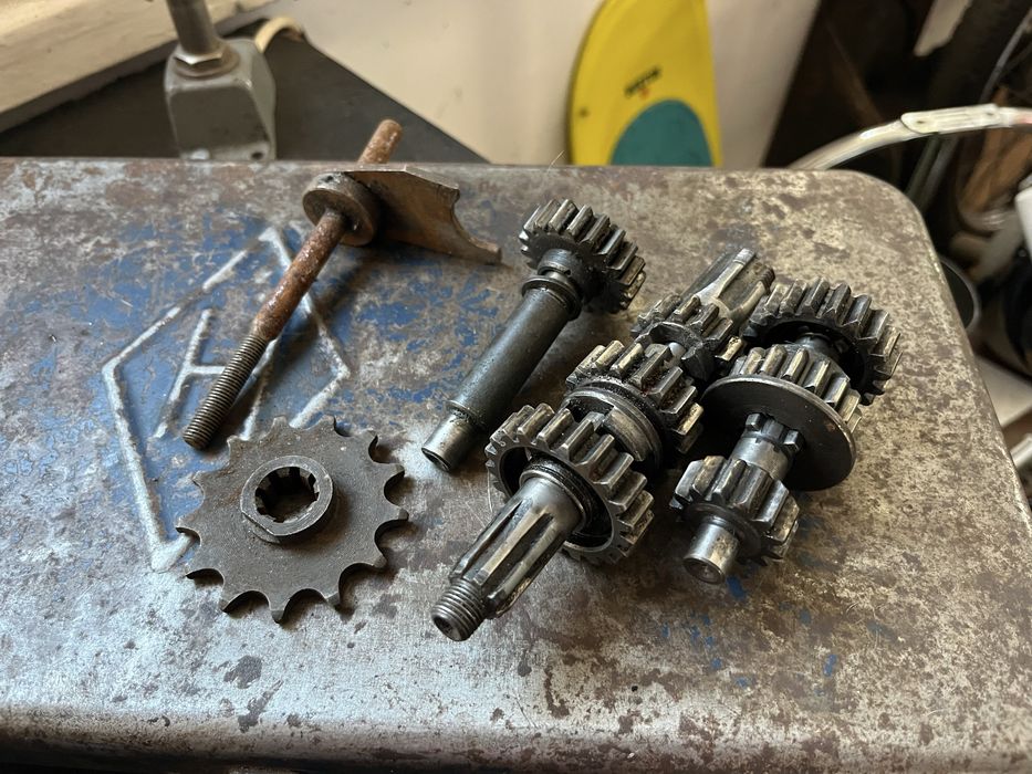 Romet 50T1 Ogar Motorynka skrzynia biego 019 ZMD 3 biegowa kompletna