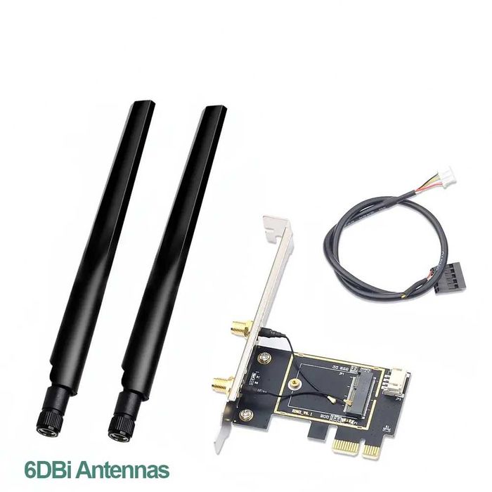 Adaptador pcie para placas wifi M.2 Ngff