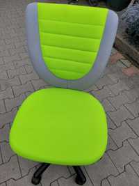 Fotel obrotowy dziecięcy zielony
