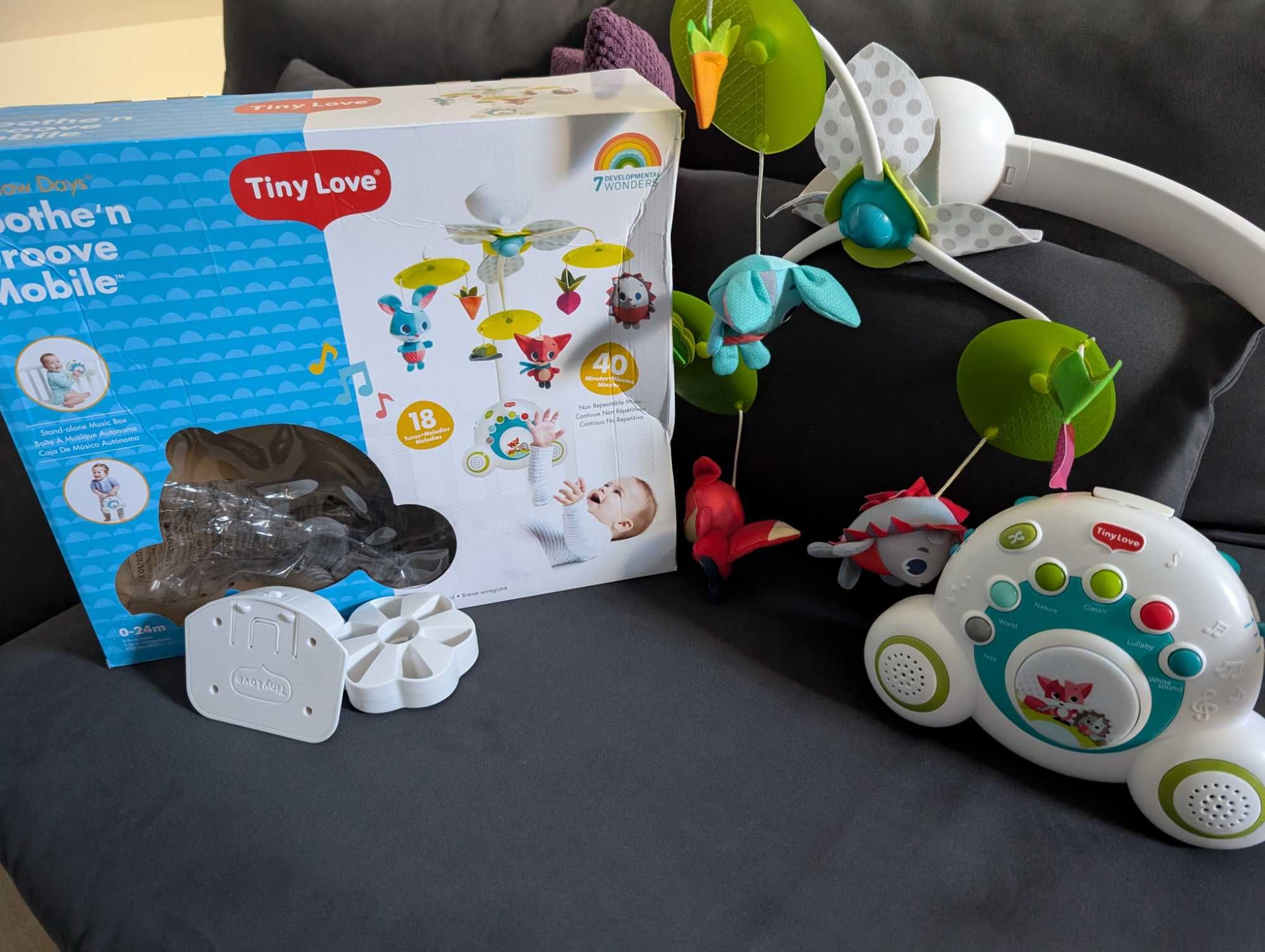 Mobile de berço - Tiny Love Mobile - Soothe 'n Groove - Meadow Days