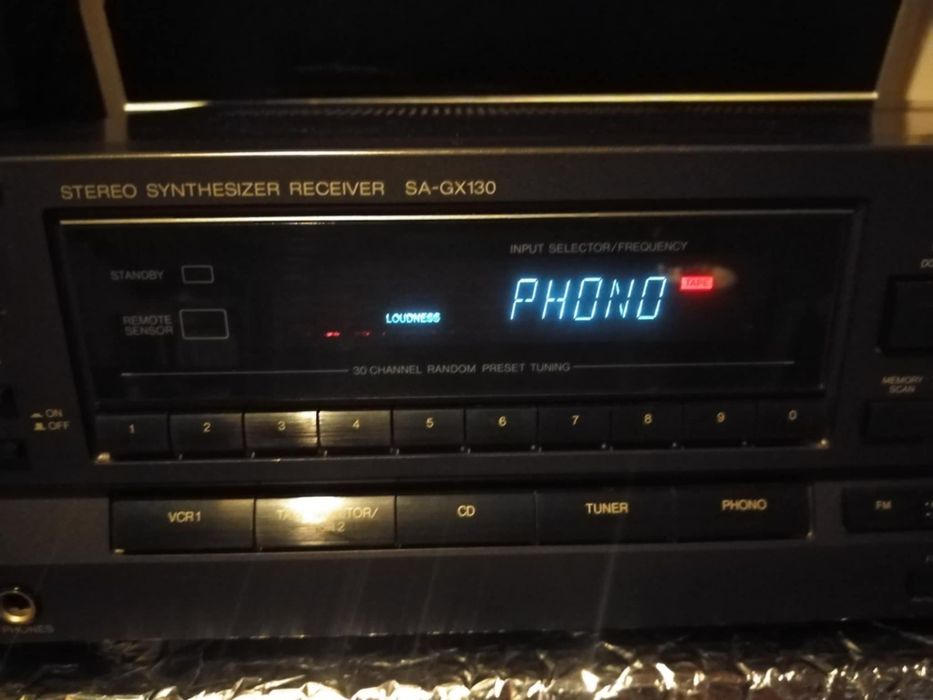 Amplificador Technics com rádio, Mod.SA GX130