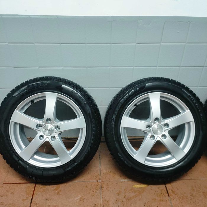 Koła zimowe Dezent Audi Vw Seat Skoda 5x112 205/55/16 Pirelli 6.8 mm