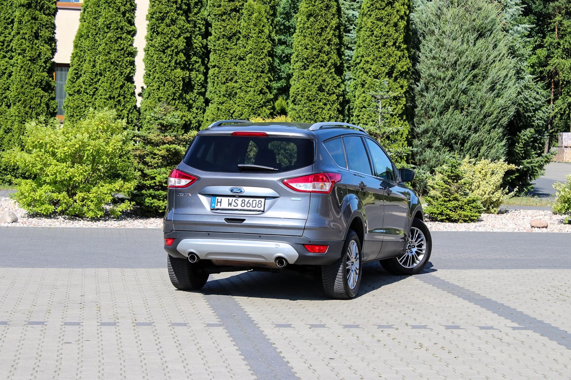 Ford Kuga 150KM El.Klapa Navi Kamera Park Asisst Pół Skóry Tempomat TITANIUM
