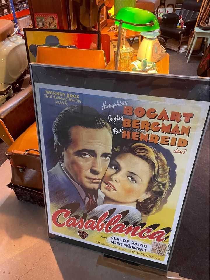 Poster publicitário do filme "Casablanca"