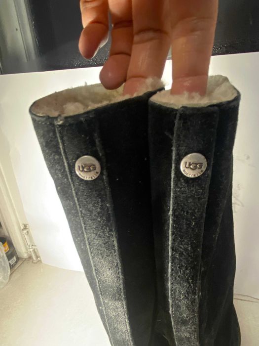 ugg сапоги женские замшевые на змейке на меху р 39 25 см оригинал