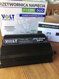 Перетворювач напруги інвертор Volt  (12V/230V 1200W)