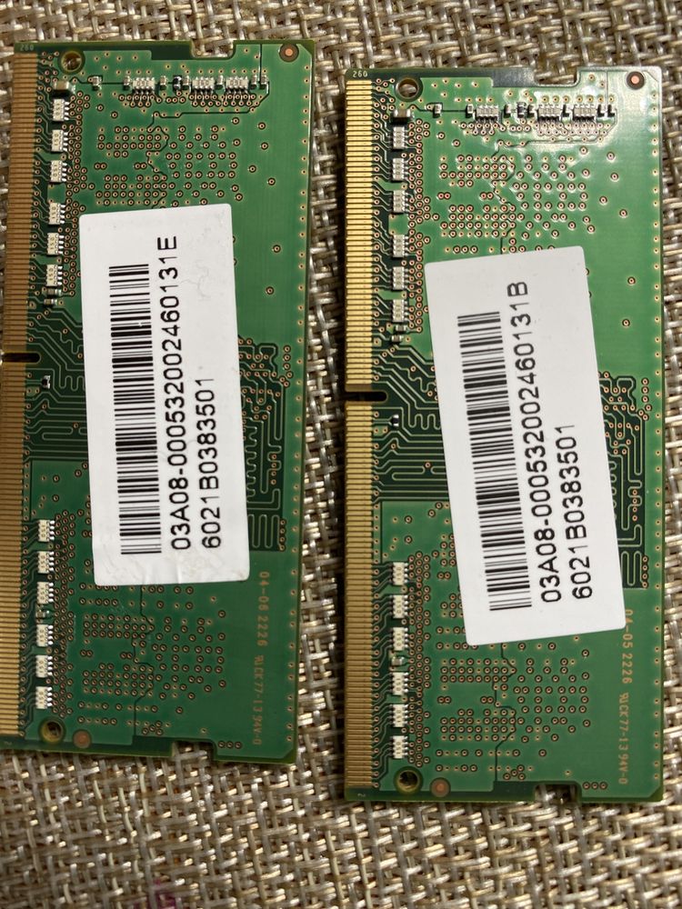 Оперативна памʼять Samsung 8 GB SO-DIMM DDR4 3200 MHz