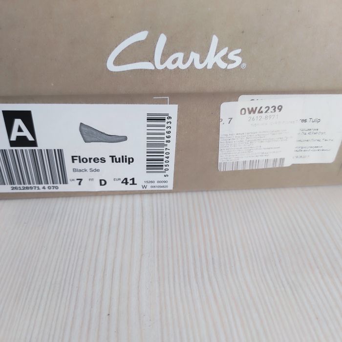 Туфлі Clarks р.41