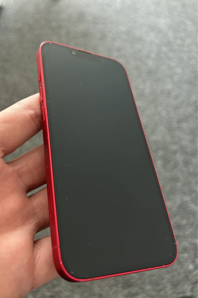 Iphone 14 Red 128GB + etui, stan idealny, w pełni sprawny, bez blokad