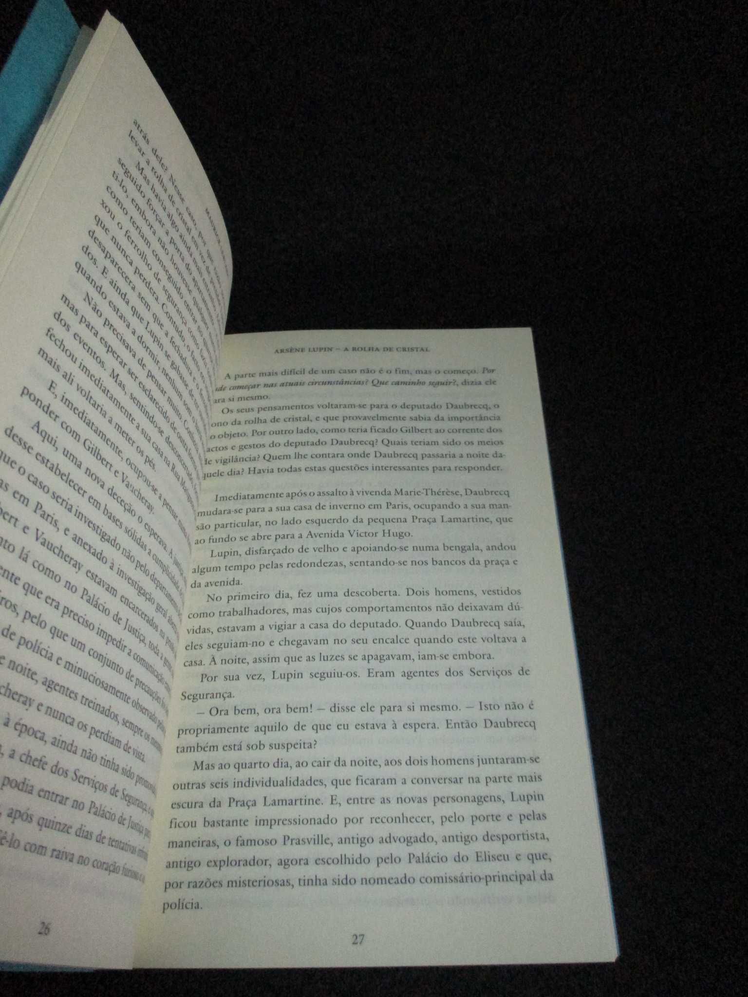 Livro A Rolha de Cristal Maurice Leblanc