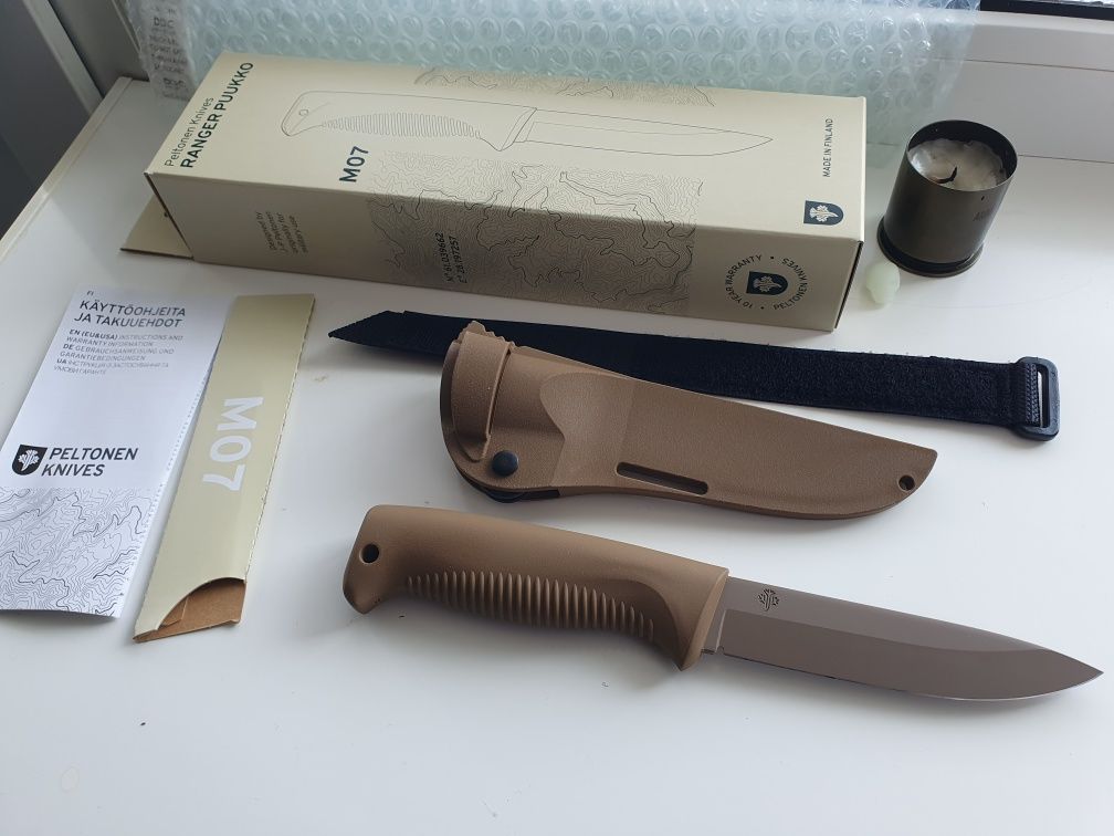 Легендарный Нож M07 Sissipuukko J-P Peltonen Cerakote Оригинал