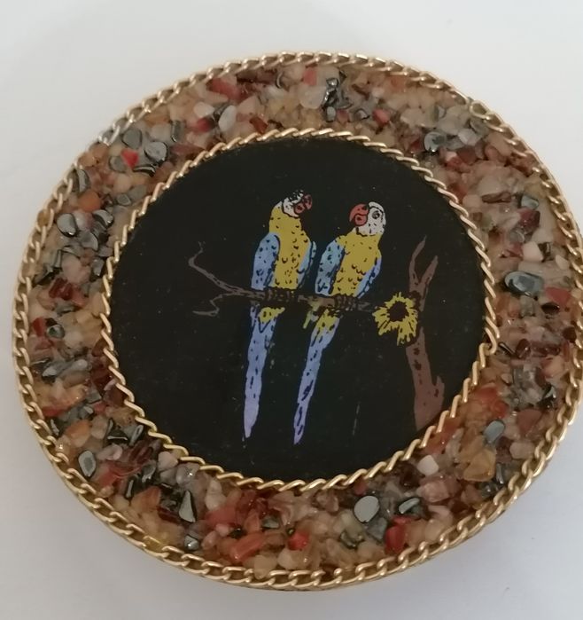 Conjunto  de decoração quadro de borboletas + Guarda jóias