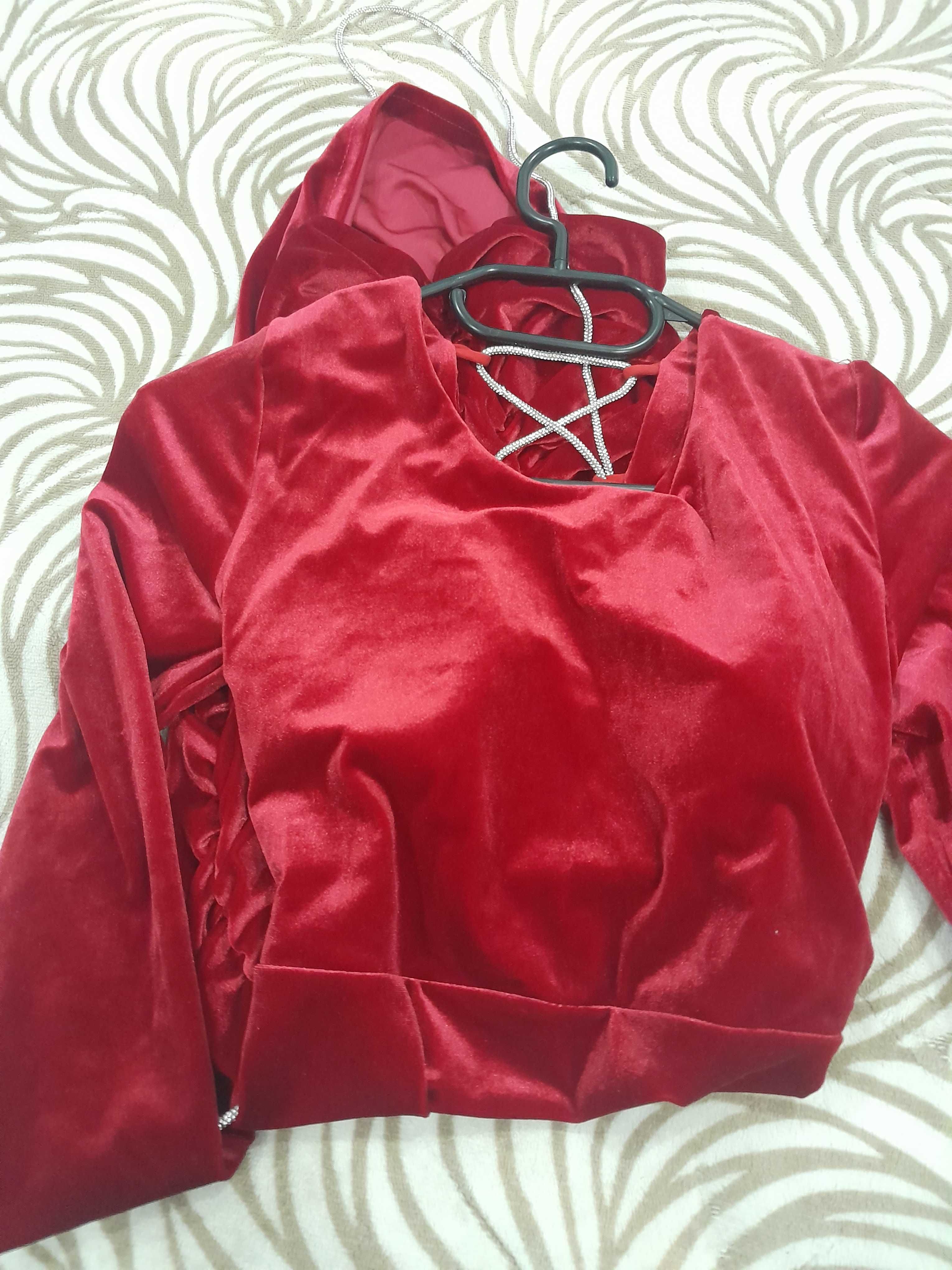 Vestido vermelho veludo