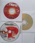 Program CyberLink PowerDVD 6, Nero Suite 6.6 i CDRW LightScribe HP