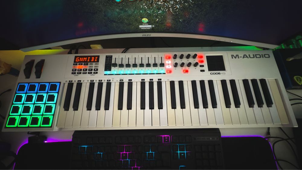 Teclado Midi M-Audio Code 49 Branco