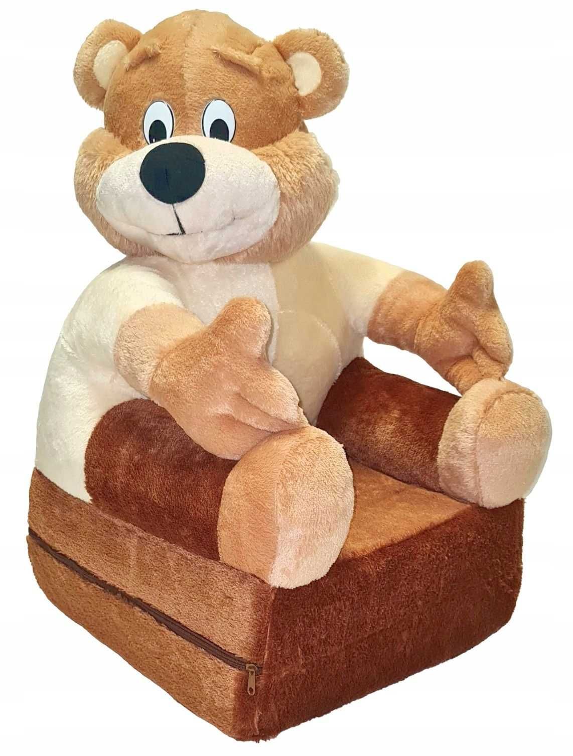 miś pluszowy pufa fotel nowy rozkładany bobo plusz